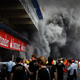 Illustration for article titled Williams F1 Team Garage Explodes Into Flames After Victory Photo, Injuries Reported